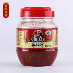 厂家直销批发庆林郫县豆瓣酱 餐馆饭店专用调味品450G罐装