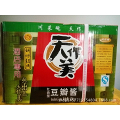 批发天作美豆瓣酱、本品以优质源料加工，味美纯正、餐饮小吃专用