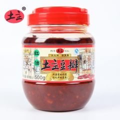 四川特产豆瓣酱批发 家用500g红油豆瓣酱 乐山土主调味品厂...