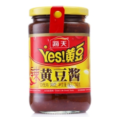 海天黄豆酱（辣）340g*15 非转基因黄豆酿制 豆瓣酱