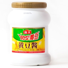 海天黄豆酱 1.1kg*6罐装天然黄豆蘸酱上等调料豆瓣酱