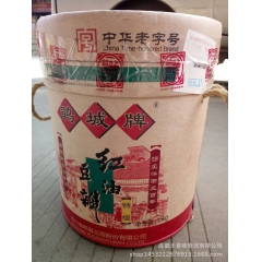 鹃城红油豆瓣特级-纸桶15kg正宗郫县豆瓣酱 厂家直销辣椒酱