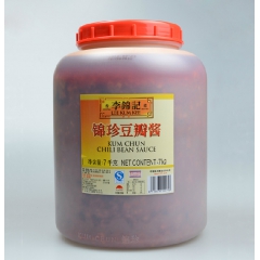 李锦记锦珍豆瓣酱7kg  实惠大桶装豆瓣酱 饭店专用 炒菜豆...