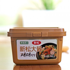 韩国进口 新松大酱500g 豆瓣酱 石锅拌饭拌面酱 调味酱料...
