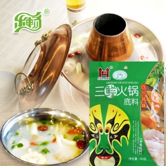 乐畅正品 厂家直销 清真 草原飘香系列150g三鲜火锅底料调...