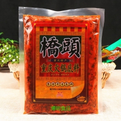 桥头 火锅底料 500g 牛油红火锅 麻辣烫香锅调料