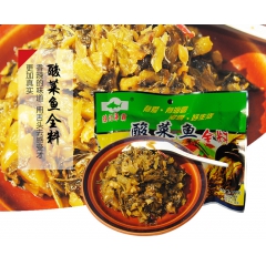 300g海霸酸菜鱼全料 火锅底料 全料精制鱼全料 家庭酒店调...