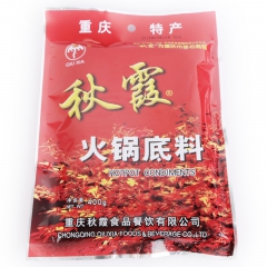 秋霞 火锅底料 重庆特产 牛油红汤麻辣烫 400g