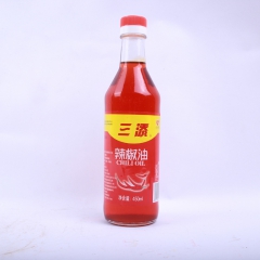 上海批发 三添辣椒油- 调味油 优惠直供450ml*12瓶
