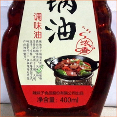辣妹子干锅油400ml 调味油 红烧油 烧烤油 底料火锅红油