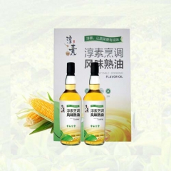 淳素熟油 调味油 750ml*2高档礼盒装 黄河口特色油
