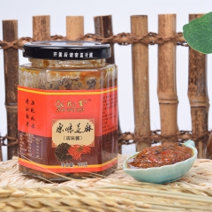 原味芝麻金华自制辣椒酱 剁椒酱 辣椒调味酱 辣味芝麻酱 下饭...