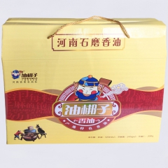 油梆子精品礼盒装320*2精制小磨香油 芝麻酱 芝麻仁 佳节...