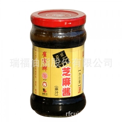 （小磨工艺）营养、健康，崔字牌300g纯黑芝麻酱,100%纯...