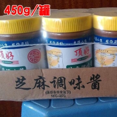 顶好450g芝麻调味酱 正好牌蘸酱香滑顺口沙县小吃蒸饺酱芝麻...