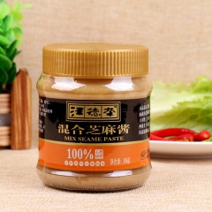 汪德荣花生芝麻酱316g/芝麻花生仁微甜拌面面包热干面火锅芝...