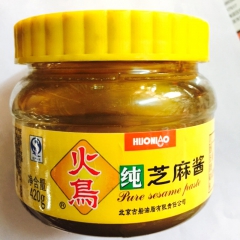 420g火鸟纯芝麻酱12瓶 石磨芝麻酱 蘸点拌面 火锅麻酱 ...