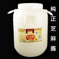 27.5KG调和芝麻酱 秋发调和芝麻酱 手工调和芝麻酱陕西厂...