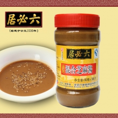 六必居混合芝麻酱 芝麻酱 火锅蘸料热干面拌面酱20瓶*箱