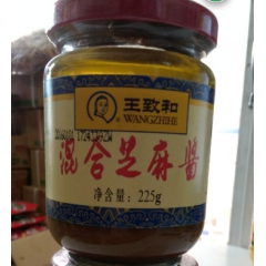 王致和混合芝麻酱 火锅必备调料 凉菜 冷热面调料225g/0...