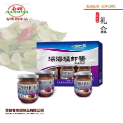 春明礼盒批发 蜢仔虾酱 175g*6瓶 青岛特产 品质特级 ...