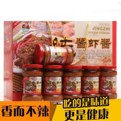 纯酱虾酱硕倍海鲜酱野生海虾酱健康美味正规罐装批发六瓶装870...