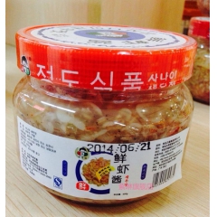 小伙子鲜虾酱500g 腌制韩国泡菜辣白菜专用韩式料理调料蜢子...
