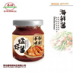 虾酱厂家 深海蜢仔虾酱 120g 山东青岛特产 特级 优惠促...
