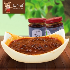 厂家直销 牯牛峰酱菜 批发 拌面酱 小河虾酱 虾米酱146G...