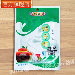 姑香 蜢子虾酱 85g虾籽酱 超市批发袋装低价即食海鲜酱 山...