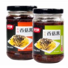 舒可曼香菇酱200g香辣/原味香菇酱 炒菜拌饭拌面酱优选调味...