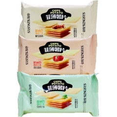 帝统菲薄薯片番茄鱿鱼香葱鸡汁味  1*2.5公斤批发