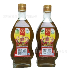 四川特产  批发正宗黎红花椒油360ml*12/箱调味品 厂...