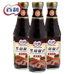百利 黑胡椒汁320g-1瓶