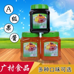 广村果酱 A级果肉饮料浓浆椰果果味酱刨冰沙冰酱原料批发