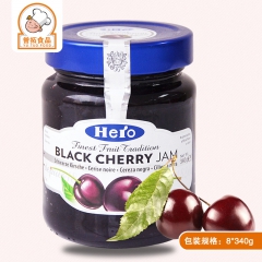 誉拓烘焙 德国进口 英雄牌黑樱桃果酱340克 原装进口黑樱桃...