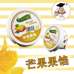 食博士芒果果酱 果馅 烘焙专用果肉 光亮膏果膏160g/盒*...