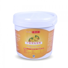 【财利食品】供应 英士顿芒果果肉果酱 5kg/桶 耐烘烤烘焙...