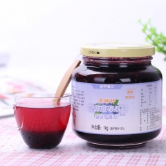 煜锦轩 蜂蜜蓝莓茶 煜锦轩蜜炼蓝莓茶1kg 果酱 果味冲饮饮...