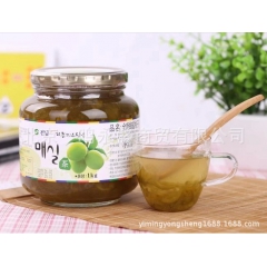 韩国原装进口青梅茶冲饮 果酱 韩国全南蜂蜜梅子茶1kg 10...