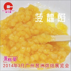 果乐牌菠萝果粒馅 果酱 水果果馅