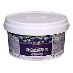 新仙尼特级蓝莓果馅3kg 烘焙专用果酱 鲜蓝莓果肉 烘焙材料