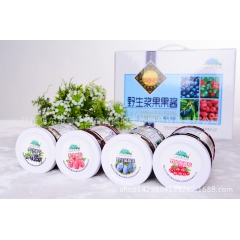 东北特产 兴安猎神  野生蓝莓果酱 6*200g/箱