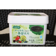 沙布列开心农场果酱系列 酒渍樱桃果酱 1.5千克 口味纯正