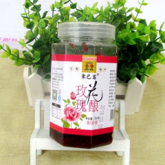 东巴客玫瑰花酿350克 云南昆明特产 玫瑰花糖酱 果酱