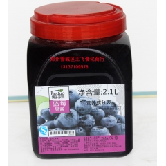热销博多家园蓝莓味果酱 冰粥、冰沙专用果酱,奶茶原料，冰粥原...