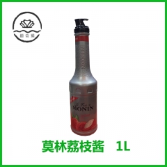 马来西亚莫林荔枝风味果酱 正品/monin荔枝果泥马来西亚进...