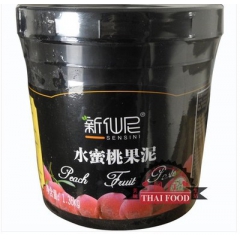 新仙尼 新仙泥 水蜜桃果茶、果酱 水蜜桃果泥50%果肉浆