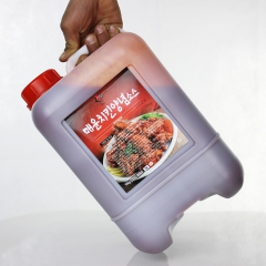 h韩国进口炸鸡酱 炸鸡果酱炸鸡丁酱料 10kg/桶 蒜味 辣...