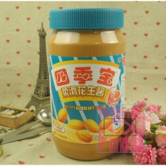 skippy 四季宝柔滑花生酱1kg 花生酱 拌饭拌面酱 面...